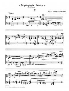 Rhythmische Etüden op. 37 von Armin Schibler 