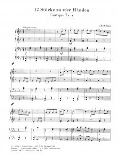 12 Stücke von Alfred Baum für Klavier zu vier Händen im Alle Noten Shop kaufen