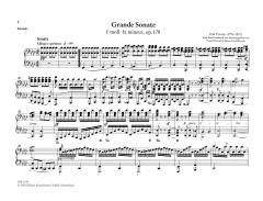 Grande Sonate op. 178 f-moll von Carl Czerny 
