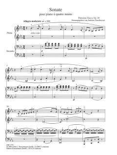 Sonate op. 49 von Theodore Gouvy für Klavier zu 4 Händen im Alle Noten Shop kaufen