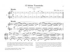 12 kleine Tonstücke op. 43 von Willy Hess 