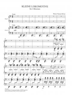 Kleine Lokomotive von Werner Thomas-Mifune für 2 Klaviere im Alle Noten Shop kaufen (Stimmensatz)