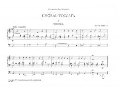 Choral-Toccata 'O Heiland, reiss die Himmel auf' von Heinz Wehrle 