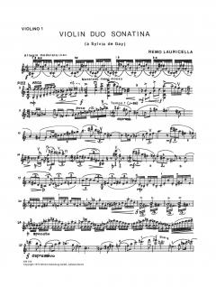 Violin Duo Sonatina von Remo Lauricella im Alle Noten Shop kaufen
