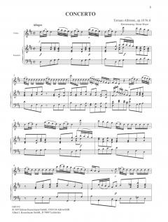 Concerto à cinque D-Dur op. 10/6 von Tomaso Giovanni Albinoni für Violine und Streichorchester im Alle Noten Shop kaufen