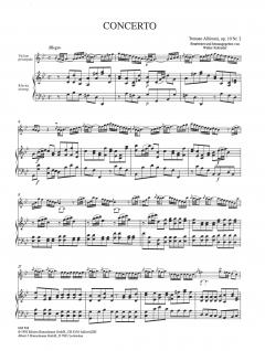 Concerto à cinque g-moll op. 10/2 von Tomaso Giovanni Albinoni für Violine und Streichorchester im Alle Noten Shop kaufen