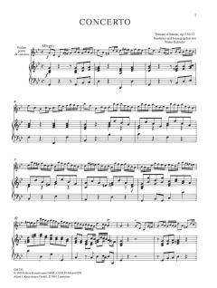 Concerto à cinque g-moll op. 5/11 von Tomaso Giovanni Albinoni 