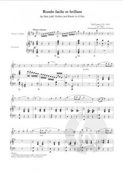 Rondo facile et brillant in G-Dur op. 374/3 von Carl Czerny für Flöte oder Violine und Klavier im Alle Noten Shop kaufen