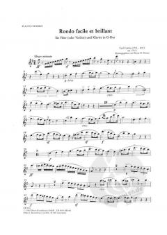 Rondo facile et brillant in G-Dur op. 374/3 von Carl Czerny für Flöte oder Violine und Klavier im Alle Noten Shop kaufen