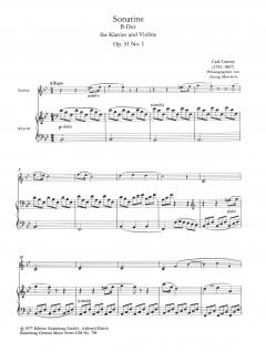 Sonatine B-dur op. 51/1 von Carl Czerny 