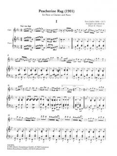 6 Ragtimes Heft 3 von Scott Joplin für Violine oder Violoncello und Klavier im Alle Noten Shop kaufen