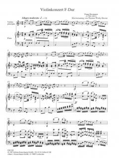Violinkonzert F-Dur von Franz Vincenz Krommer im Alle Noten Shop kaufen