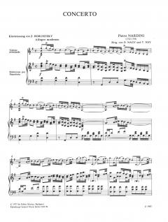 Konzert G-Dur von Pietro Nardini 