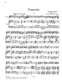 Konzert A-dur (D-Nr. 92) von Guiseppe Tartini 