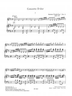 Konzert D-dur op. 7/11 von Antonio Vivaldi 