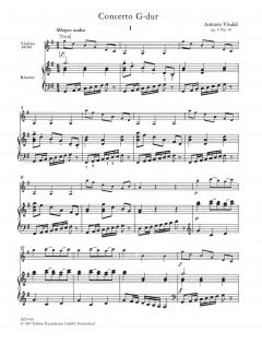Konzert G-dur op. 9/10 von Antonio Vivaldi 