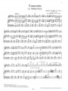 Konzert Nr. 1 E-Dur (Der Frühling) von Antonio Vivaldi 