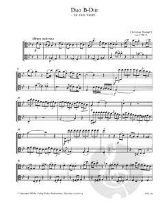 Duett B-dur op. 15 von Chr. Stumpff 