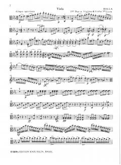 Duo concertant No. 1 Es-dur von Allessandro Rolla für Violine und Viola im Alle Noten Shop kaufen