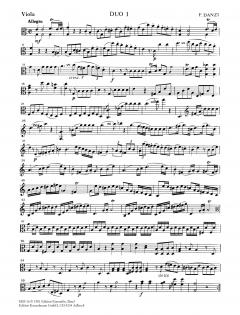 3 Duos von Franz Danzi für Viola und Violoncello (Neuausgabe) im Alle Noten Shop kaufen