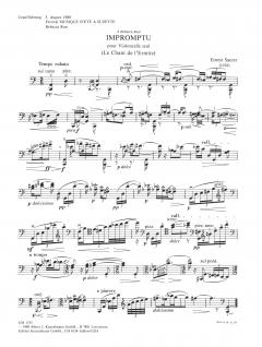 Impromptu (Le Chant de l'Ermite) von Ernest Sauter für Violoncello solo im Alle Noten Shop kaufen