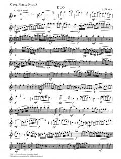 Duo concertant F-dur von Joseph Fiala für Oboe (Flöte od. Violine) und Fagott (Violoncello) im Alle Noten Shop kaufen