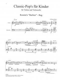 Classic Pops für Violine und Violoncello von Werner Thomas-Mifune 