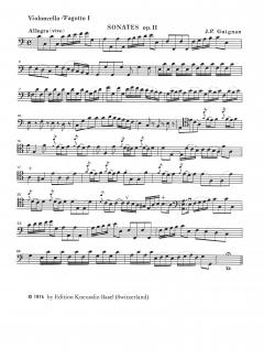 Sonaten für 2 Fagotte 