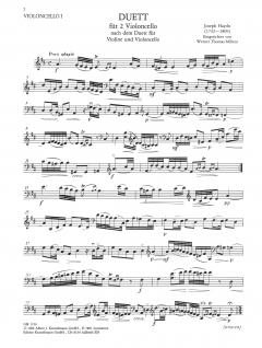 Duett für 2 Violoncelli von Joseph Haydn im Alle Noten Shop kaufen