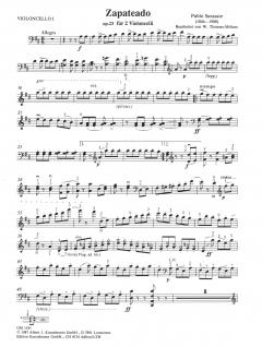 Zapateado von Pablo de Sarasate für 2 Violoncelli im Alle Noten Shop kaufen