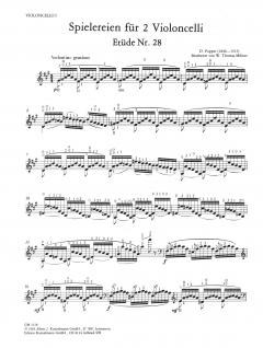 Spielereien von Niccolò Paganini für 2 Violoncelli im Alle Noten Shop kaufen