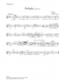 Prelude op. 28/4, op. 10/6 von Frédéric Chopin 