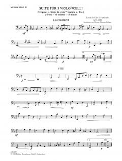 Suite d-moll für 3 Violoncelli im Alle Noten Shop kaufen
