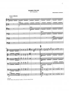 Mambo For Six für 6 Violoncelli von Wilhelm Lindemann für 6 Violoncelli im Alle Noten Shop kaufen