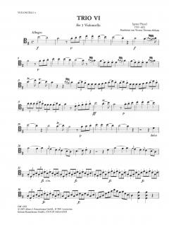 Trio No. 6 für 3 Violoncelli im Alle Noten Shop kaufen (Stimmensatz)