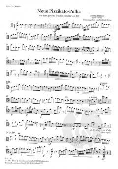 Neue Pizzikato-Polka - Ägyptischer Marsch von Johann Strauss (Sohn) für 8 Violoncelli im Alle Noten Shop kaufen (Stimmensatz)