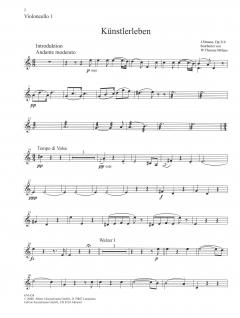 Künstlerleben für 4 Violoncelli von Johann Strauss (Vater) im Alle Noten Shop kaufen