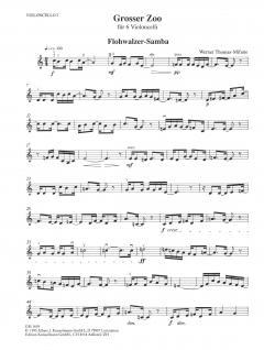 Großer Zoo von Werner Thomas-Mifune für 6 Violoncelli im Alle Noten Shop kaufen