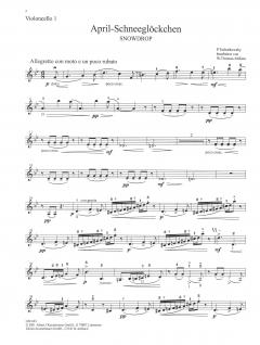 3 Stücke aus den 4 Jahreszeiten von Pjotr Iljitsch Tschaikowski für 4 Violoncelli im Alle Noten Shop kaufen