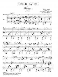 2 Spanische Tänze von Pablo de Sarasate 