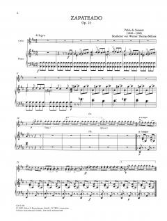 Zapateado von Pablo de Sarasate für Violoncello und Klavier im Alle Noten Shop kaufen