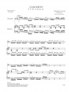 Konzert G-dur für Violoncello (PV 120) von Antonio Vivaldi im Alle Noten Shop kaufen