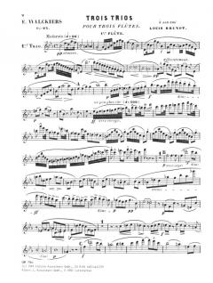 Drei Trios für 3 Flöten, op. 93 von Eugene Walckiers im Alle Noten Shop kaufen