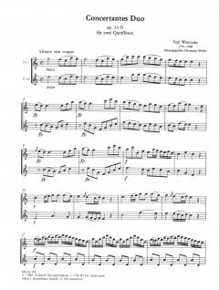 Concertantes Duo op. 33/2 von Paul Wranitzky für 2 Querflöten im Alle Noten Shop kaufen