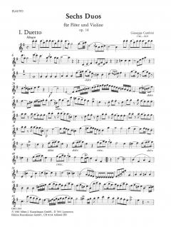 6 Duos op. 14 (Giovanni Giuseppe Cambini) 