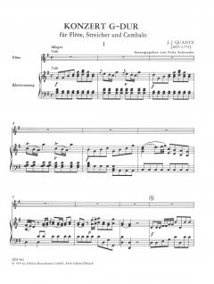 Konzert für Flöte G-dur (Schroeder) von Johann Joachim Quantz im Alle Noten Shop kaufen