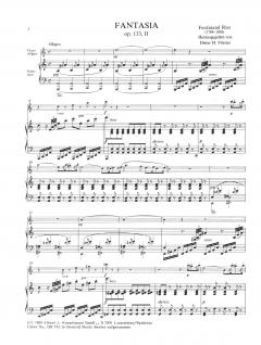 Fantasie über Rossini-Themen op. 133/2 von Franz Ries für Flöte und Klavier im Alle Noten Shop kaufen