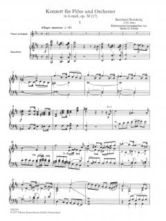 Konzert h-moll op. 30 (17) von Bernhard Romberg für Flöte und Orchester im Alle Noten Shop kaufen