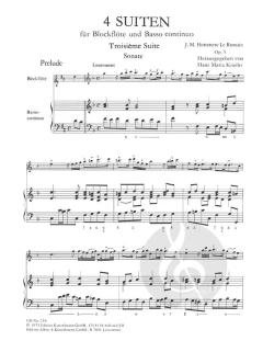 Vier Suiten op. 5 Heft 2 (Jacques-Martin Hotteterre) 