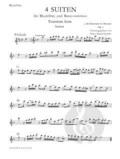 Vier Suiten op. 5 Heft 2 (Jacques-Martin Hotteterre) 